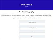 Tablet Screenshot of bradleyfield.com